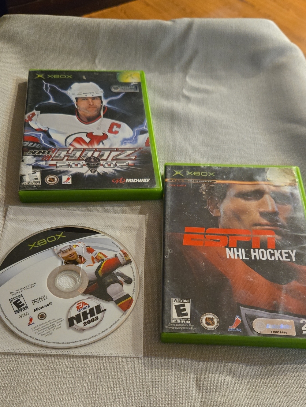 NHL Hockey Xbox Game - 3 In Total